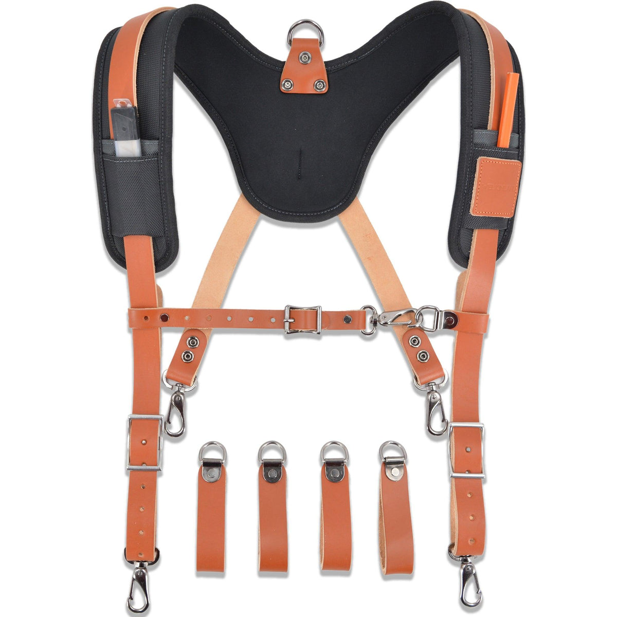 Leather Tool Belt Suspenders – Welkinland