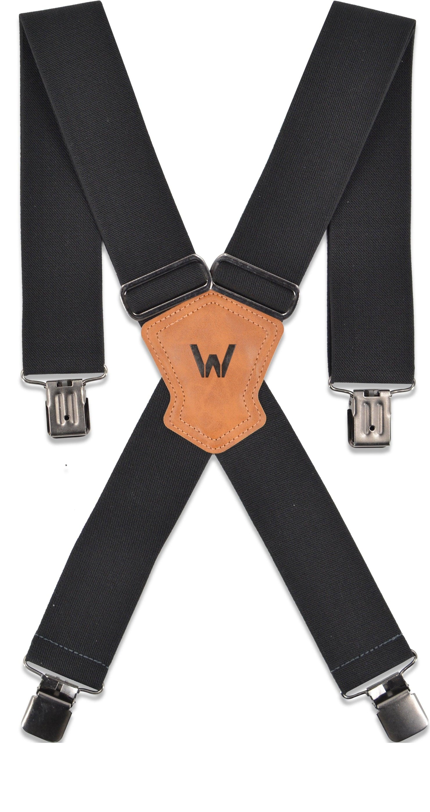 Mens Suspenders Heavy Duty Clips - Welkinland